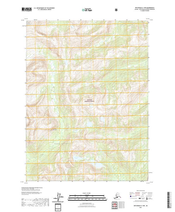 Ketchikan A-1 NW, AK — USGS 7.5-minute topo (2021)