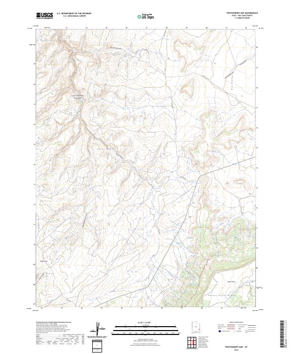 Photograph Gap, UT — USGS 7.5-minute topo (2023)