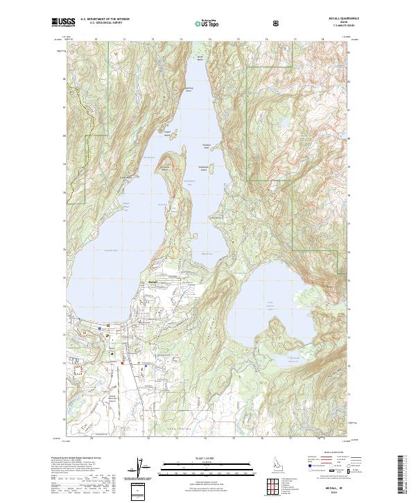 McCall, ID — USGS 7.5-minute topo (2024)