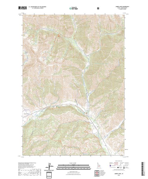 Amber Lakes, ID — USGS 7.5-minute topo (2024)