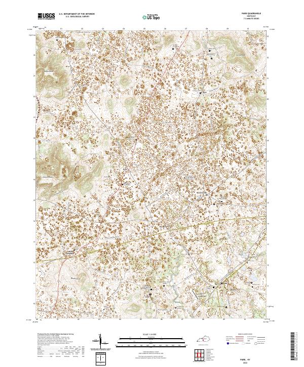 Park, KY — USGS 7.5-minute topo (2022)