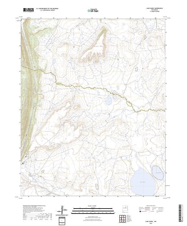 Lake Isabel, NM — USGS 7.5-minute topo (2023)