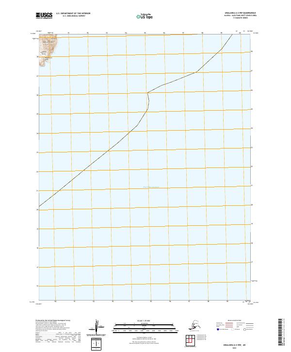 Unalaska A-2 NW, AK — USGS 7.5-minute topo (2021)