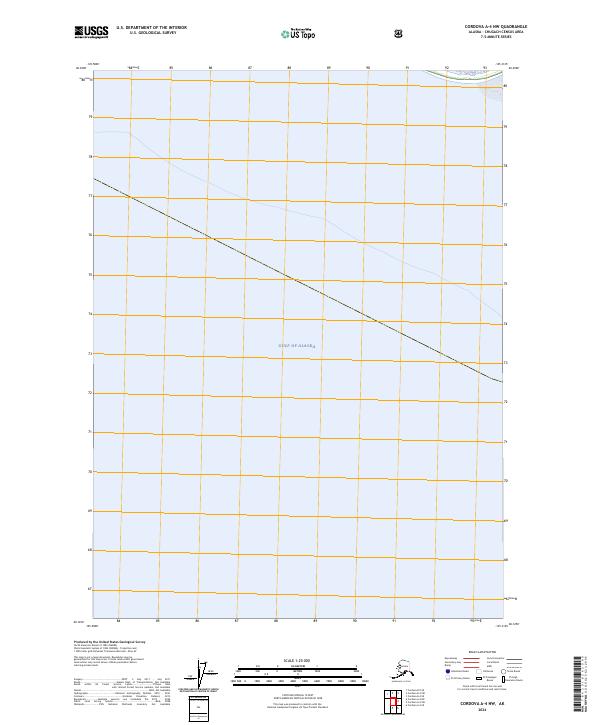Cordova A-4 NW, AK — USGS 7.5-minute topo (2024)