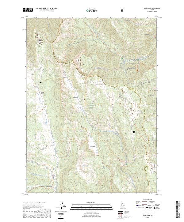 Egan Basin, ID — USGS 7.5-minute topo (2023)