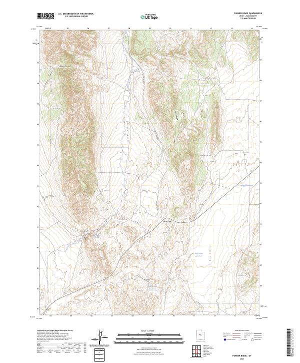Furner Ridge, UT — USGS 7.5-minute topo (2023)