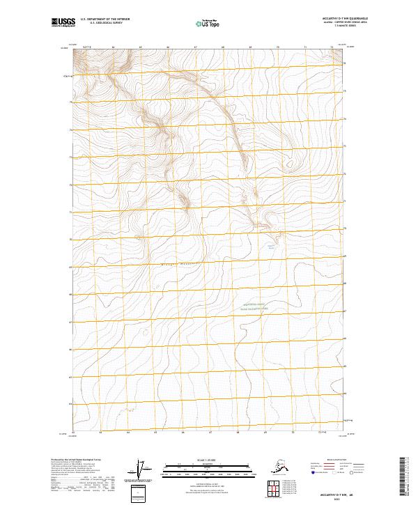 McCarthy D-7 NW, AK — USGS 7.5-minute topo (2023)
