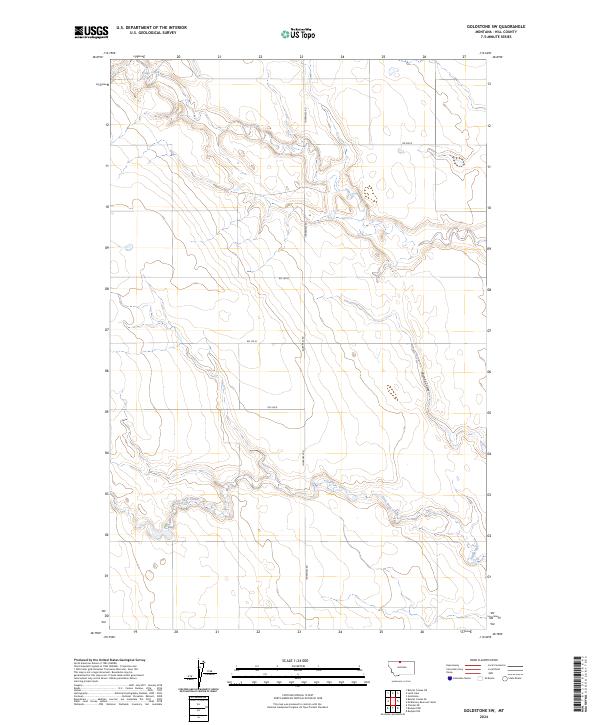 Goldstone SW, MT — USGS 7.5-minute topo (2024)
