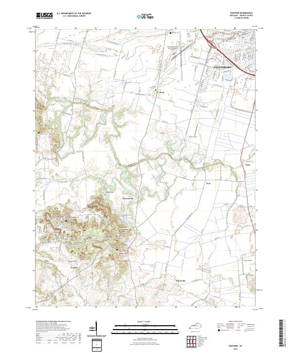 Panther, KY — USGS 7.5-minute topo (2022)