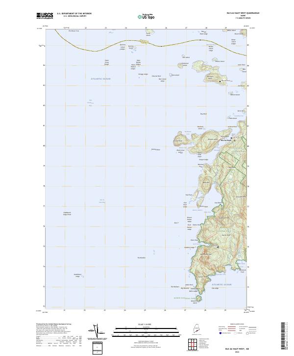 Isle Au Haut West, ME — USGS 7.5-minute topo (2024)