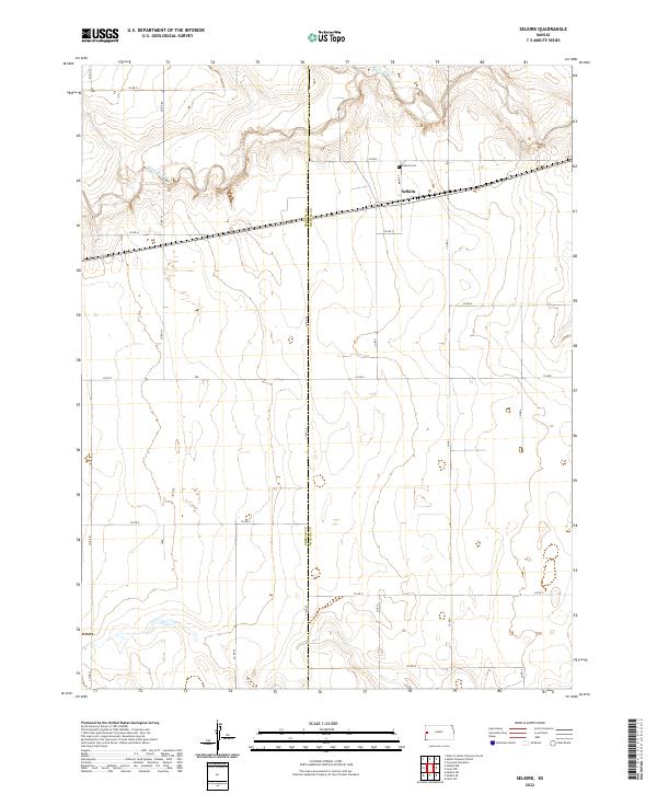 Selkirk, KS — USGS 7.5-minute topo (2022)