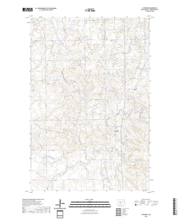 Lynwood, ND — USGS 7.5-minute topo (2024)