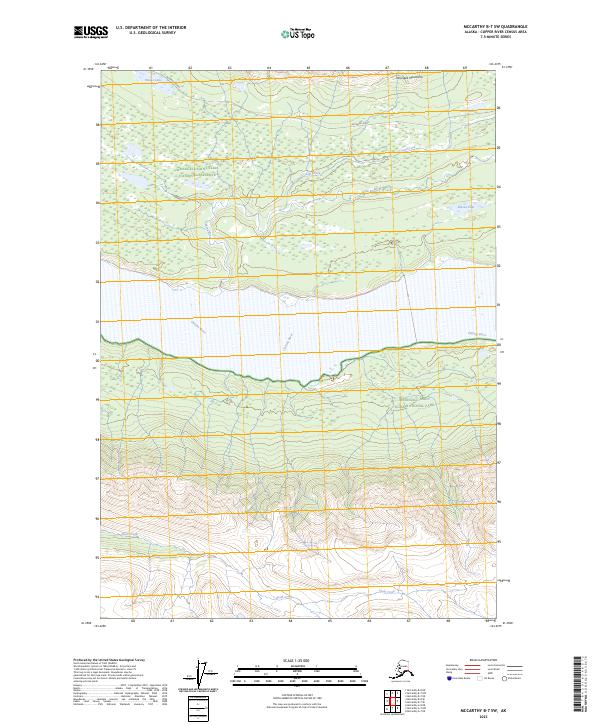 McCarthy B-7 SW, AK — USGS 7.5-minute topo (2023)