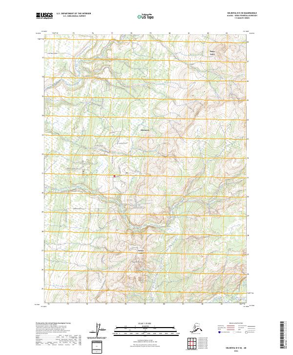 Seldovia D-5 SE, AK — USGS 7.5-minute topo (2024)
