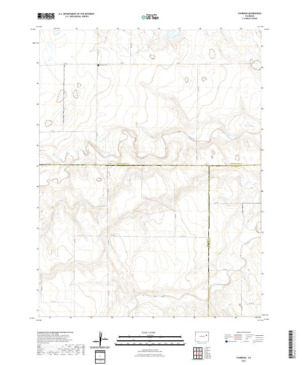 Thurman, CO — USGS 7.5-minute topo (2022)