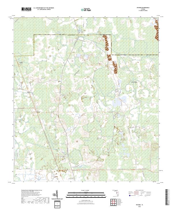 Poyner, FL — USGS 7.5-minute topo (2024)
