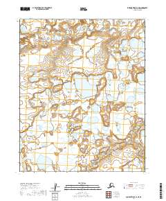 Lookout Ridge D-1 NE, AK — USGS 7.5-minute topo (2020)