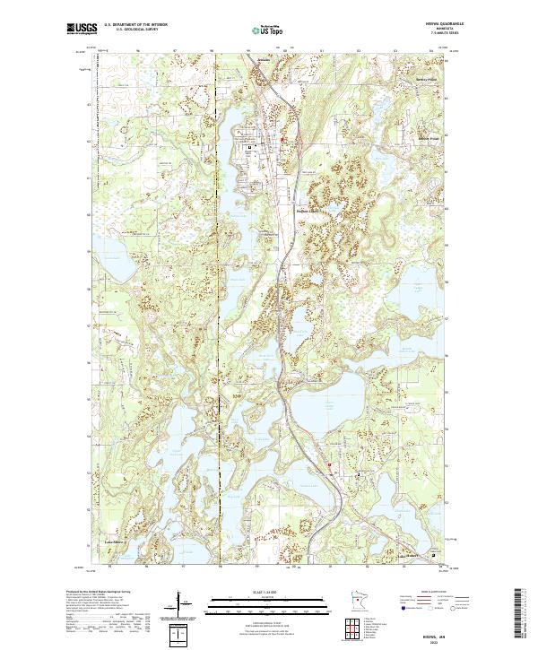 Nisswa, MN — USGS 7.5-minute topo (2022)