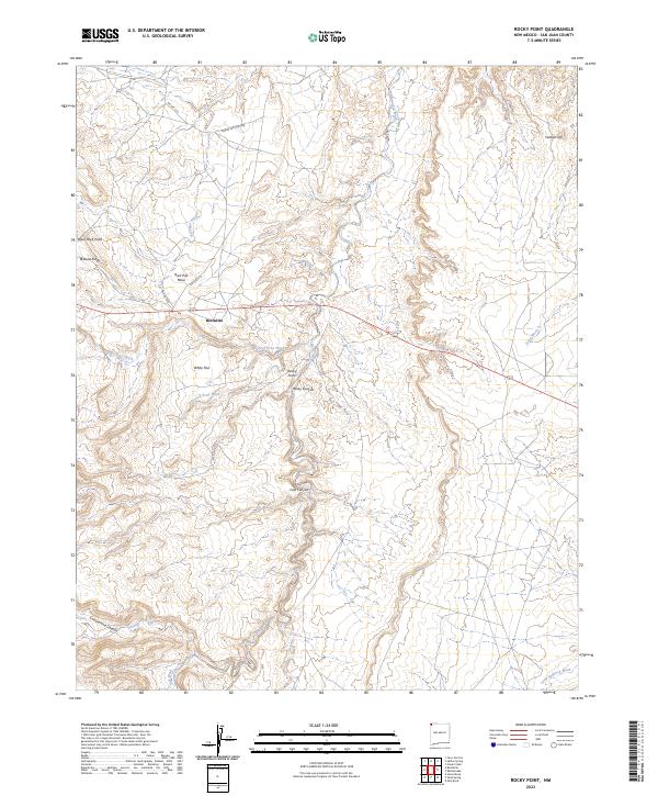 Rocky Point, NM — USGS 7.5-minute topo (2023)