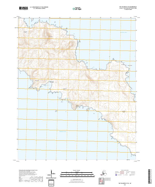 Rat Islands B-4 SE, AK — USGS 7.5-minute topo (2021)