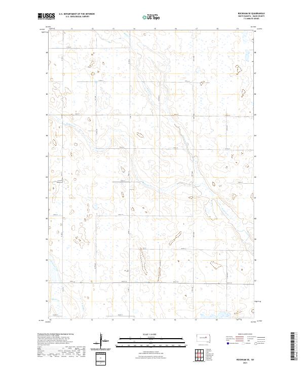 Rockham SE, SD — USGS 7.5-minute topo (2021)