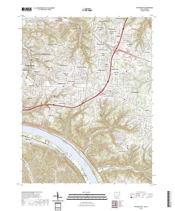 Withamsville, OH-KY — USGS 7.5-minute topo (2023)