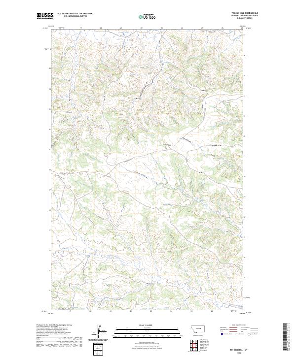 Tin Can Hill, MT — USGS 7.5-minute topo (2024)