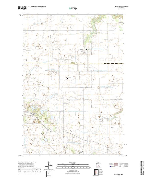Norseland, MN — USGS 7.5-minute topo (2022)