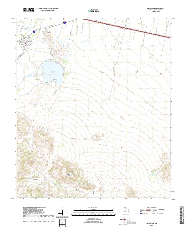 Balmorhea, TX — USGS 7.5-minute topo (2022)