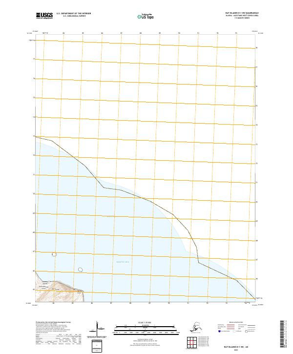 Rat Islands D-1 SW, AK — USGS 7.5-minute topo (2021)