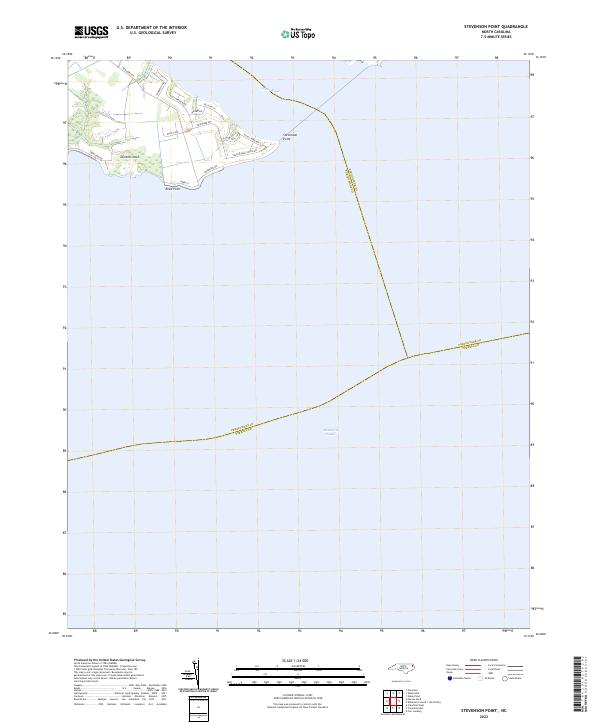 Stevenson Point, NC — USGS 7.5-minute topo (2022)