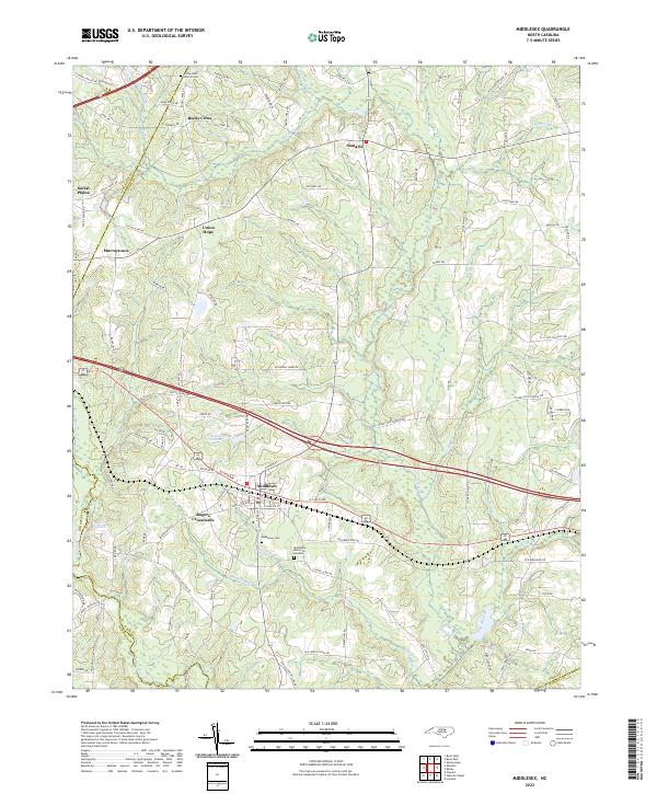 Middlesex, NC — USGS 7.5-minute topo (2022)