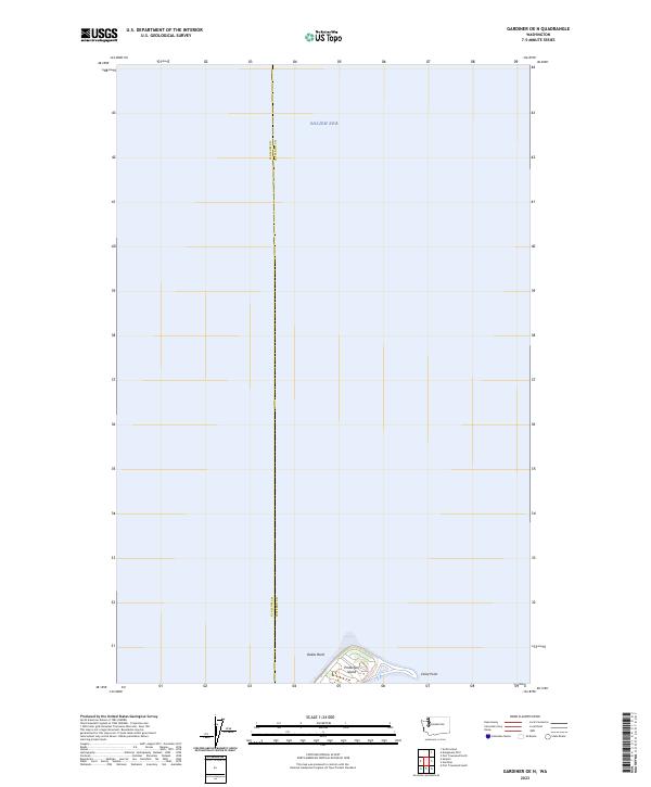 Gardiner OE N, WA — USGS 7.5-minute topo (2023)