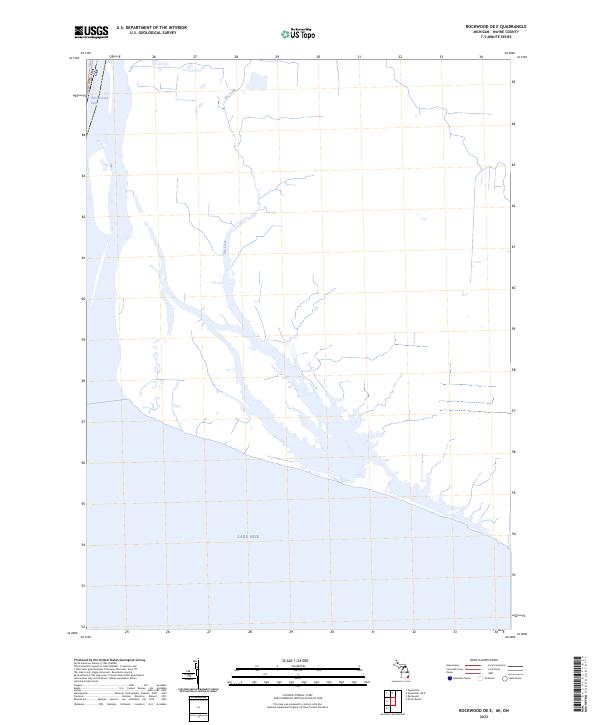 Rockwood OE E, MI-ON — USGS 7.5-minute topo (2023)