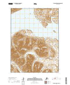 Taylor Mountains A-8 NW, AK — USGS 7.5-minute topo (2019)