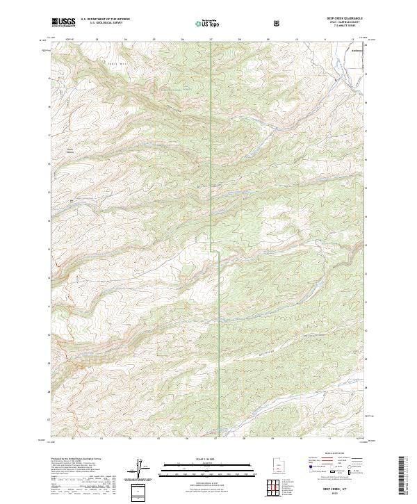 Deep Creek, UT — USGS 7.5-minute topo (2023)