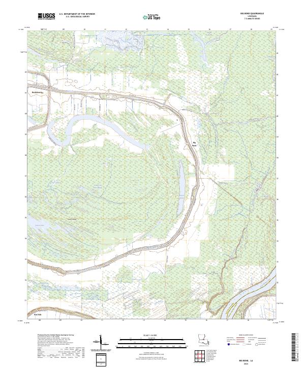 Big Bend, LA — USGS 7.5-minute topo (2024)