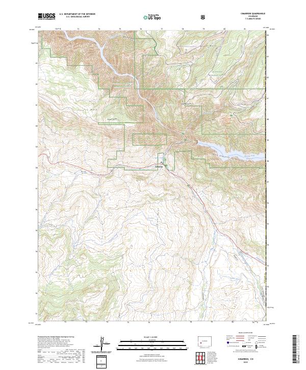 Cimarron, CO — USGS 7.5-minute topo (2023)
