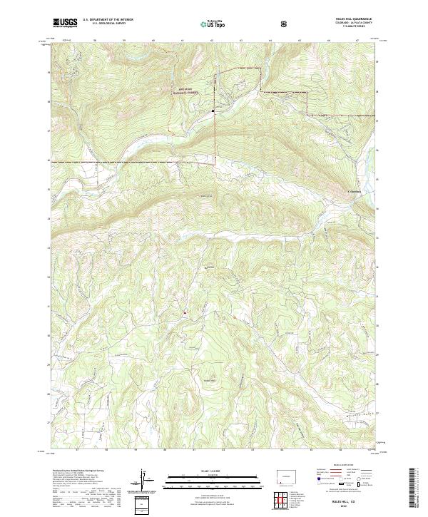 Rules Hill, CO — USGS 7.5-minute topo (2022)