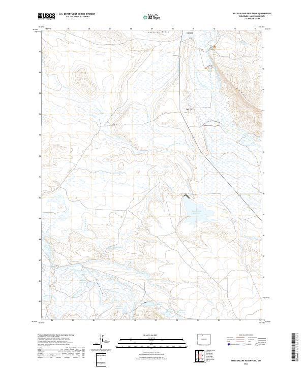 MacFarlane Reservoir, CO — USGS 7.5-minute topo (2022)