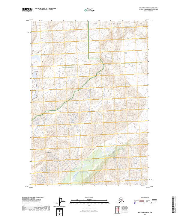McCarthy D-8 SW, AK — USGS 7.5-minute topo (2023)