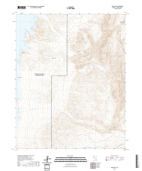 Lime Wash, NV — USGS 7.5-minute topo (2021)