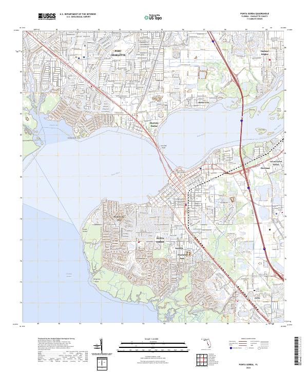 Punta Gorda, FL — USGS 7.5-minute topo (2024)