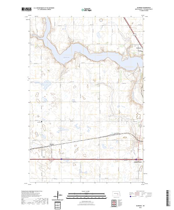 Eldridge, ND — USGS 7.5-minute topo (2024)