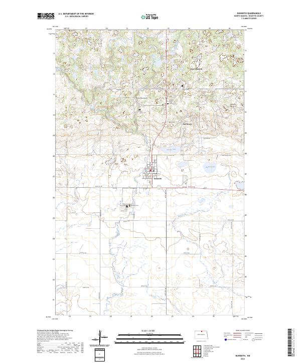 Dunseith, ND — USGS 7.5-minute topo (2024)