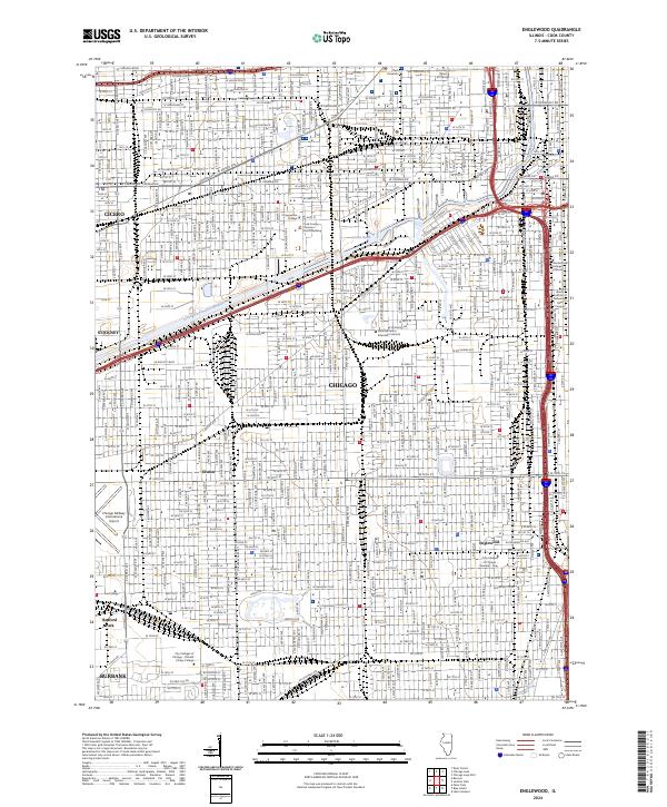 Englewood, IL — USGS 7.5-minute topo (2024)