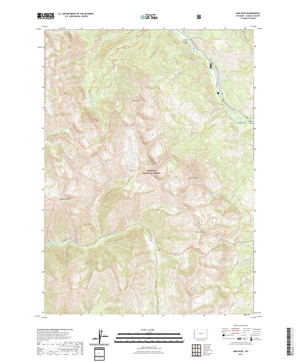 Man Peak, WY — USGS 7.5-minute topo (2021)