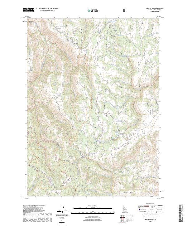 Trapper Peak, ID — USGS 7.5-minute topo (2024)