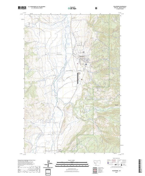 Philipsburg, MT — USGS 7.5-minute topo (2024)