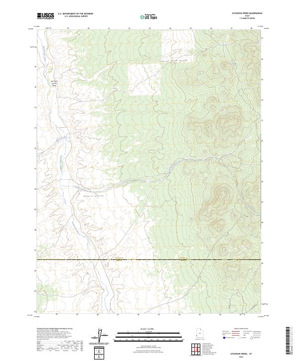 Atchison Creek, UT — USGS 7.5-minute topo (2023)